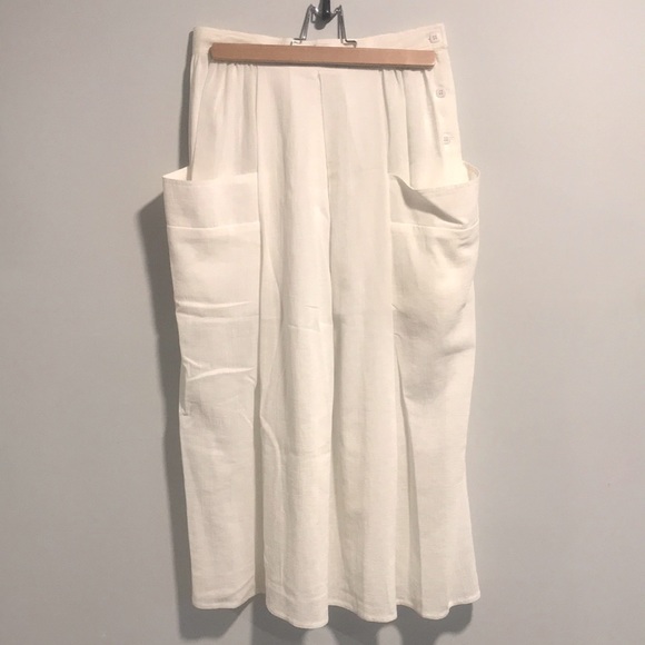 NWT Vintage Lorraine Langlois 100% Cotton High Waist Skirt 10 - Picture 3 of 13